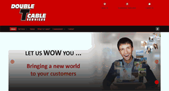 Desktop Screenshot of doubletcable.com