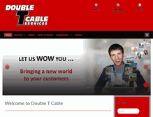 Tablet Screenshot of doubletcable.com